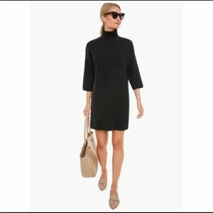 NEW Pomander Place Tuckernuck Women's Noir Vivianne Dress Turtleneck Mini